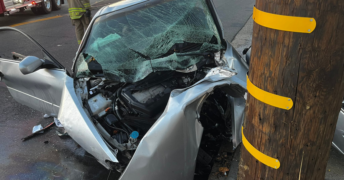 Firefighters rescue man from fiery head-on crash into power pole in Carmichael