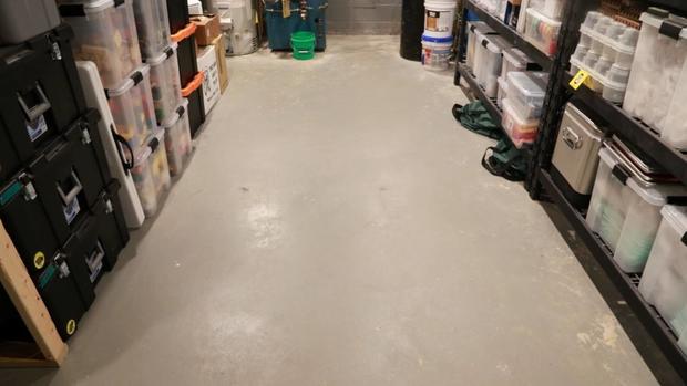 Halderson basement floor 