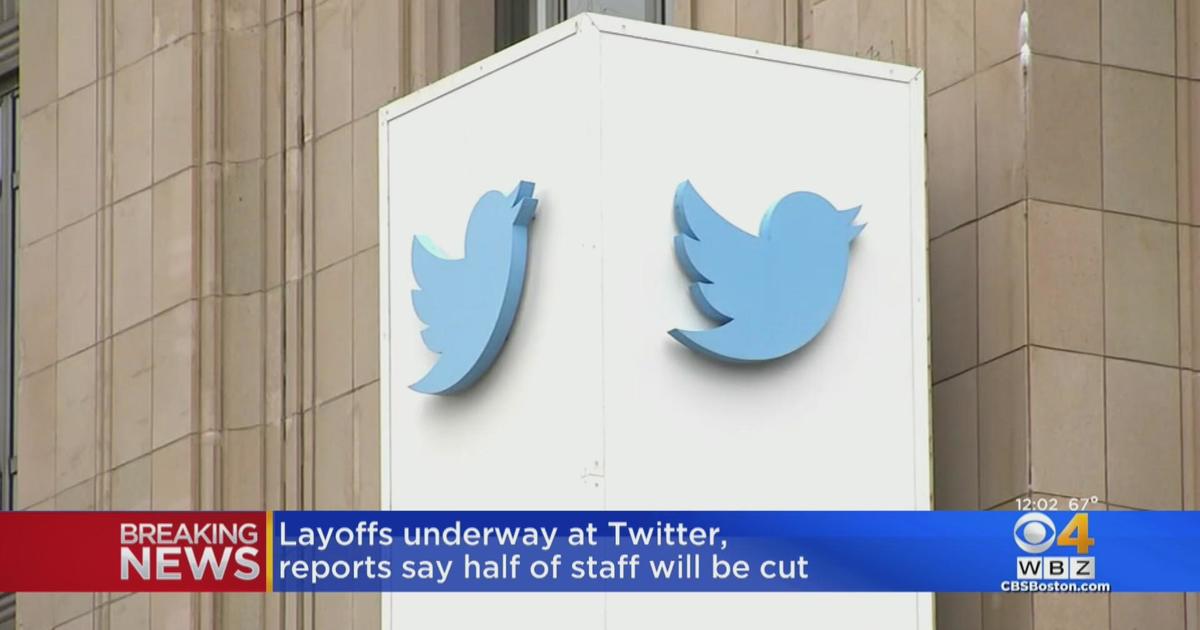 Layoffs underway at Twitter CBS Boston