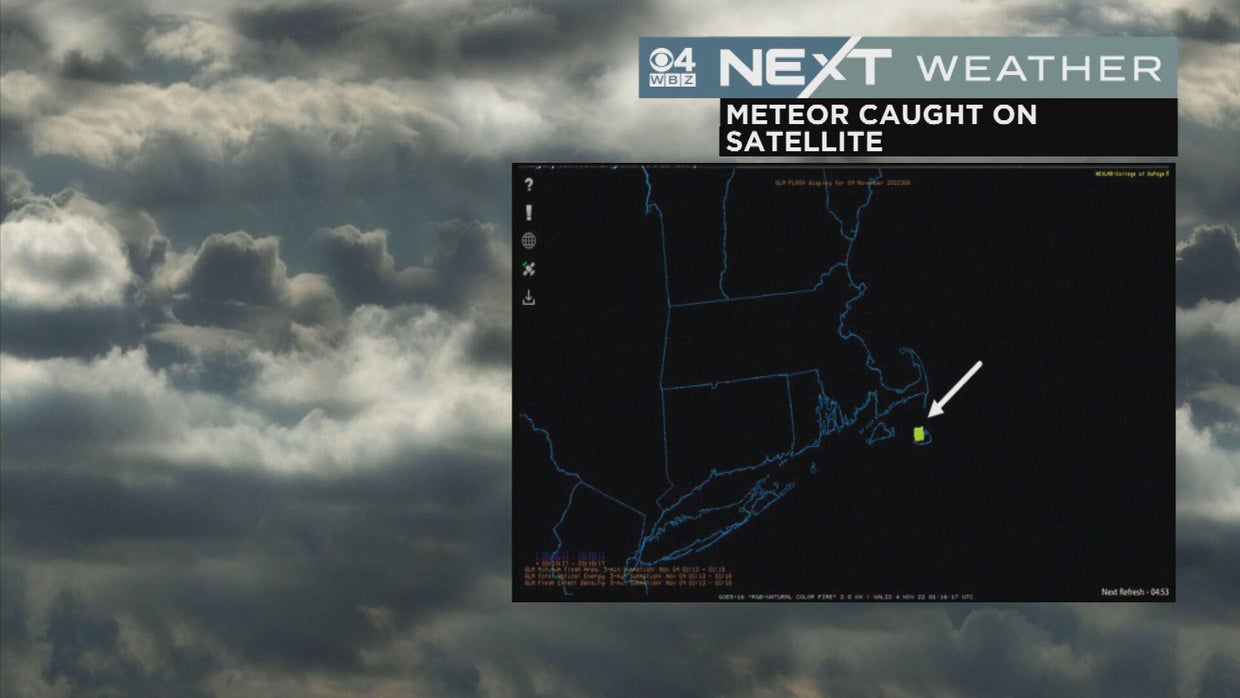 VIDEO Bright meteor seen streaking across the sky over New England