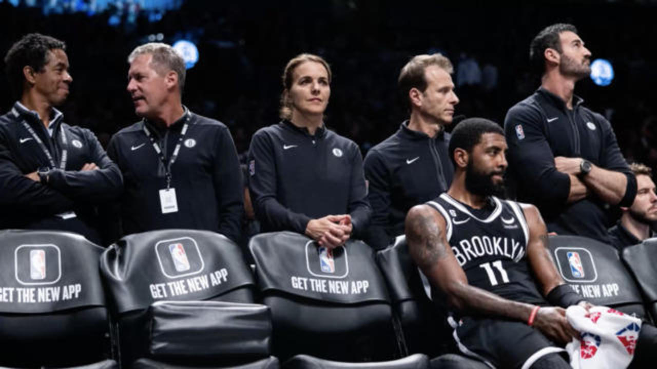 Kyrie Irving: Suspended Nets guard meets with NBA commissioner