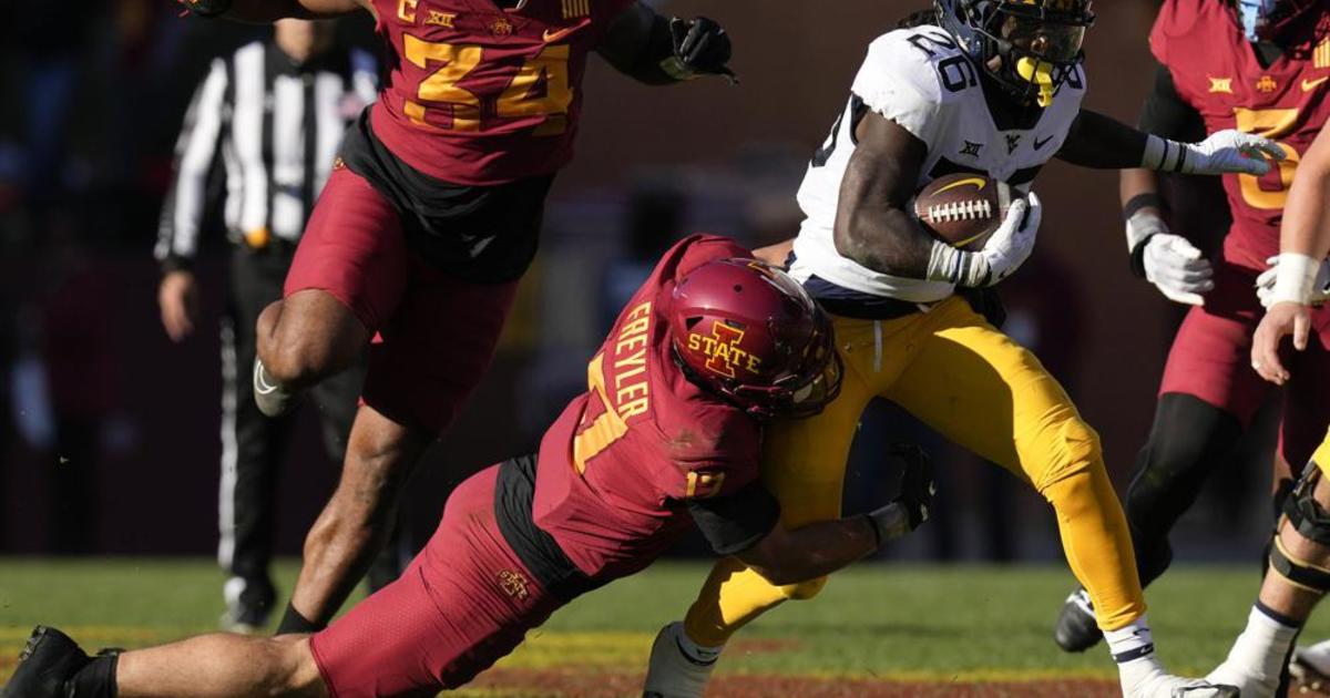 Iowa State Pulls Away From Big 12 Rival West Virginia, 31-14 - CBS ...