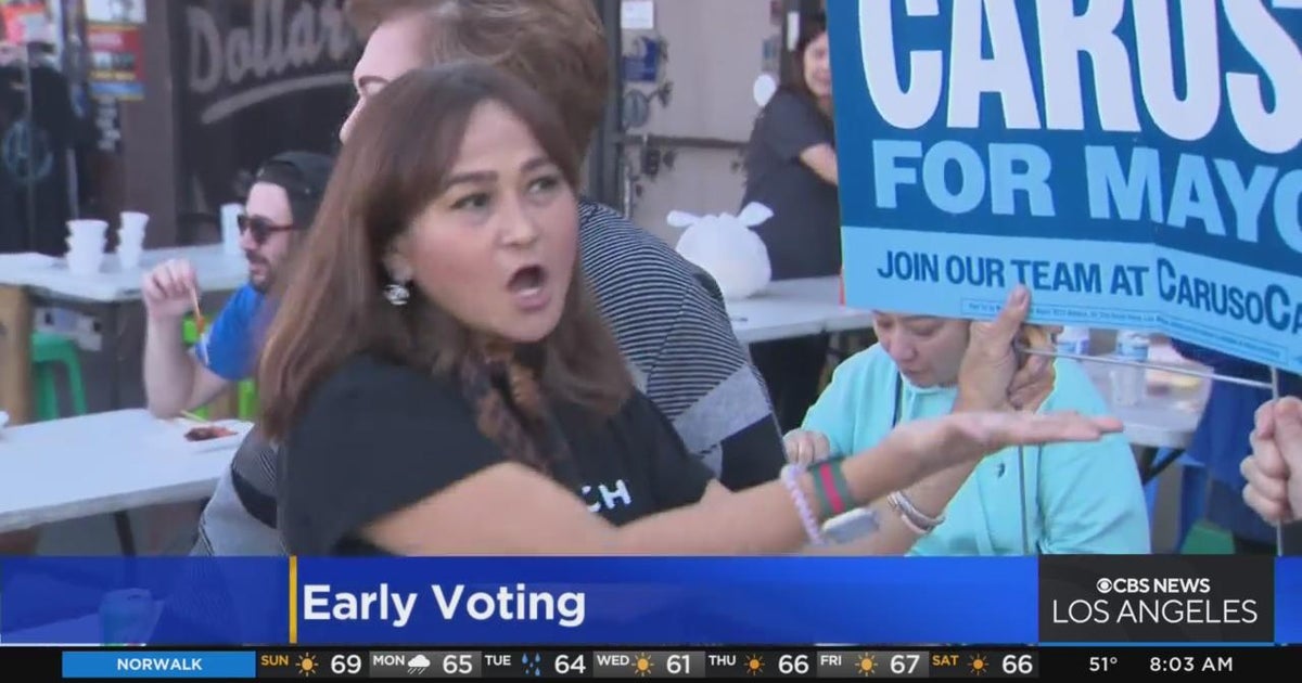 Early voting underway in Southern California - CBS Los Angeles