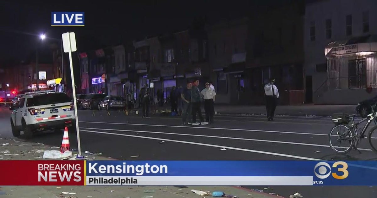 At least 10 people shot in Kensington, sources say - CBS Philadelphia