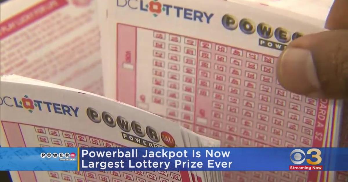 Here's the winning Powerball numbers for the 1.6 billion jackpot CBS