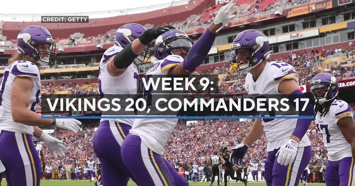 Fourth quarter comeback gives Vikings 20-17 win over Commanders