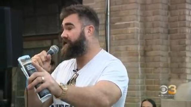 Eagles star Jason Kelce launches 'Underdog' clothing line that