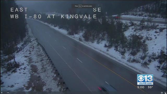 Sierra snow prompts warning of dangerous driving conditions 