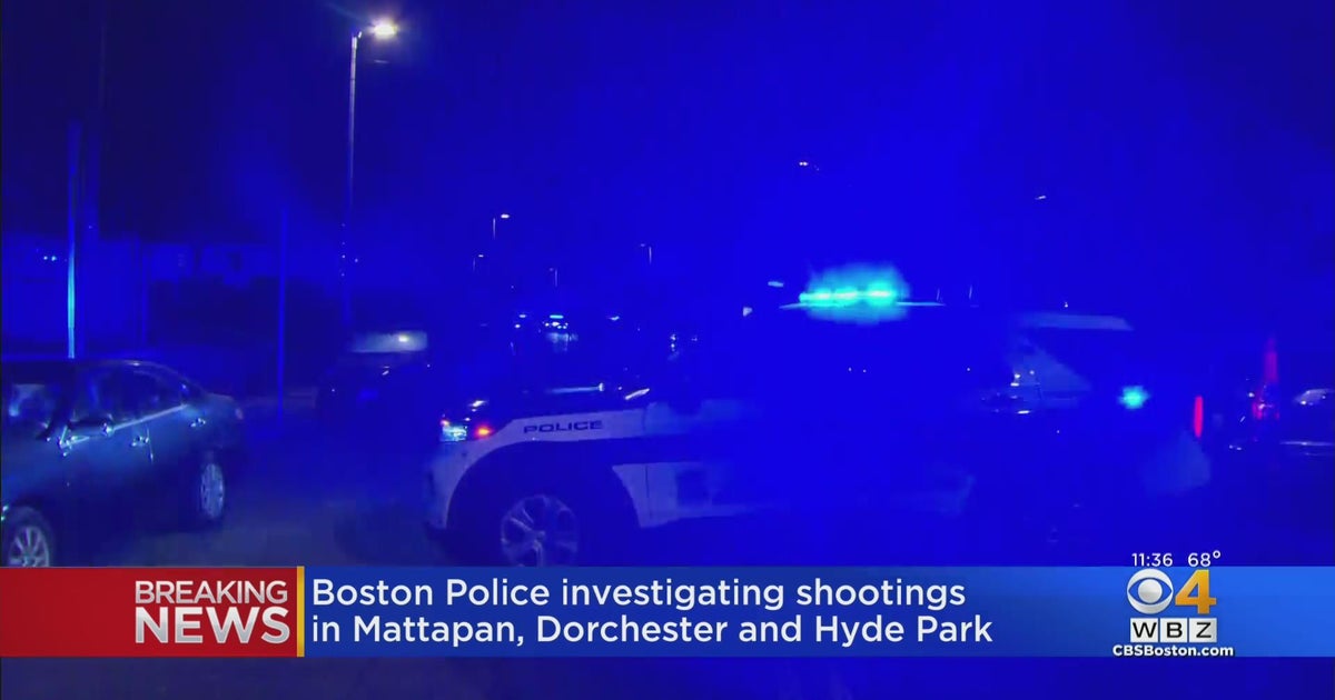 3 separate shootings reported within an hour across Boston