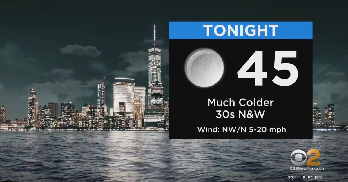 First Alert Weather: CBS2's 11/7 Monday evening update - CBS New York