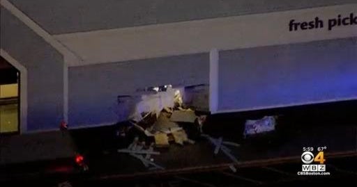 Driver crashes into Swampscott Stop & Shop CBS Boston