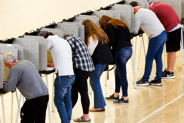 Americans Head To The Polls To Vote In The 2022 Midterm Elections 