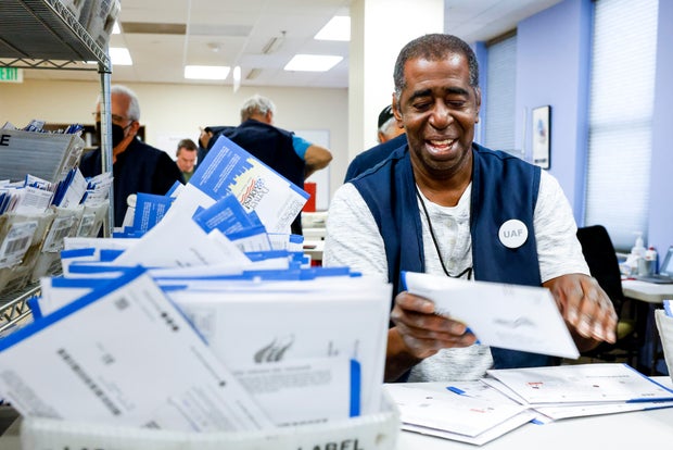 Americans Head To The Polls To Vote In The 2022 Midterm Elections 