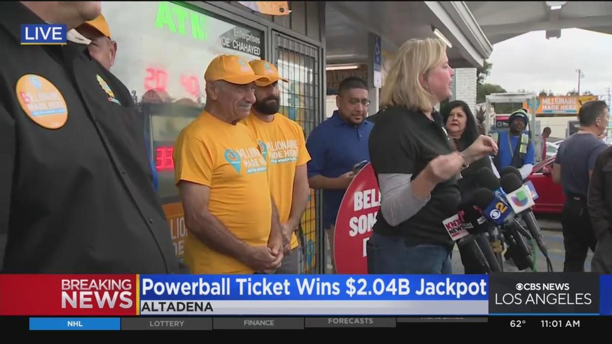 Winning Powerball jackpot ticket sold at Joe's Service Center in