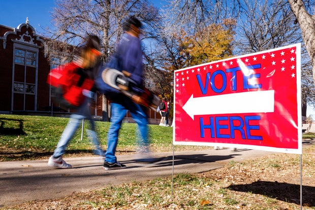 Americans Head To The Polls To Vote In The 2022 Midterm Elections 
