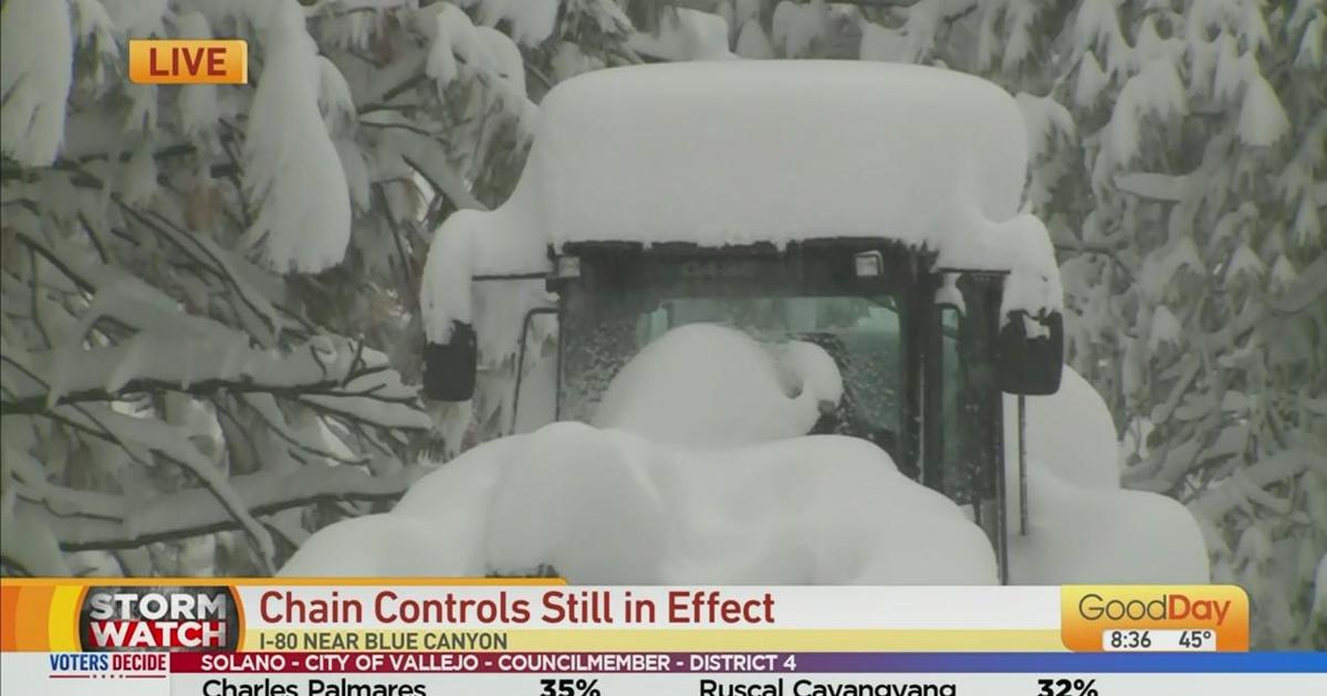 Chain controls in effect along Sierra highways CBS Sacramento