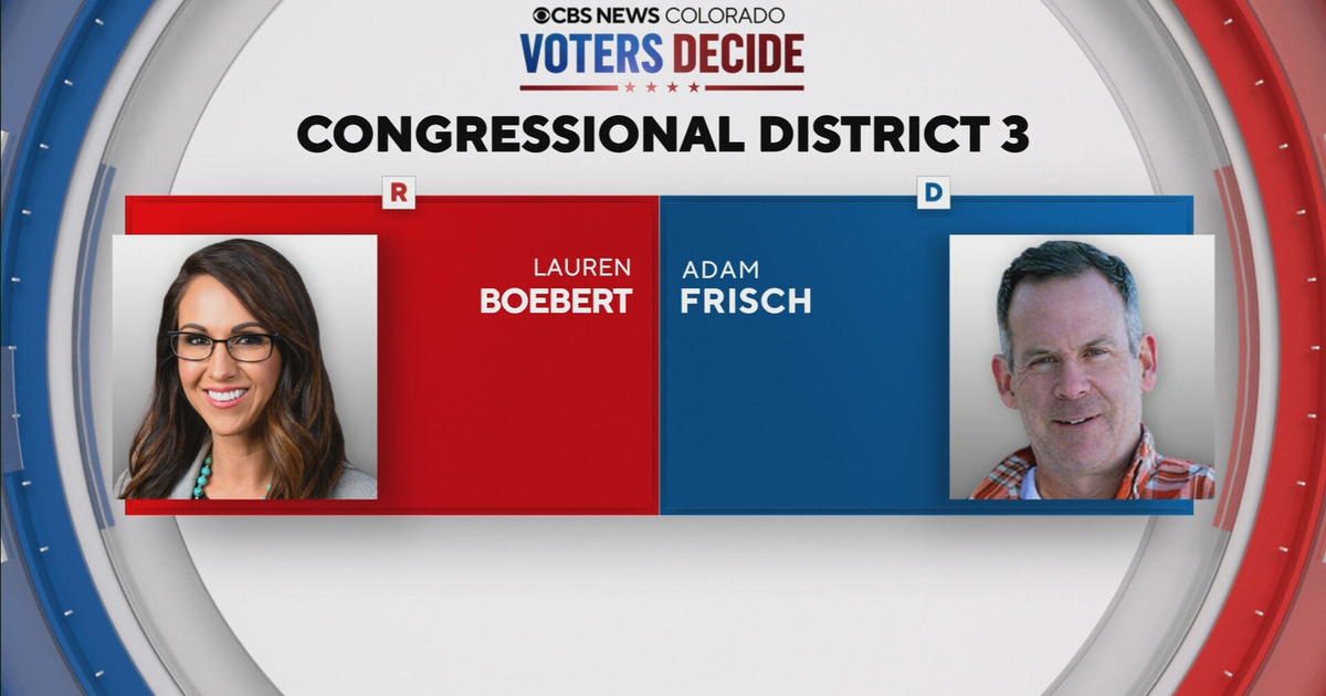 Colorado's 3rd Congressional District race between Lauren Boebert and