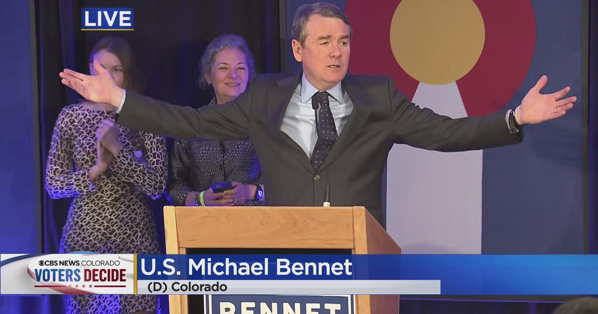 Watch excerpt of Sen. Michael Bennet acceptance speech – CBS News