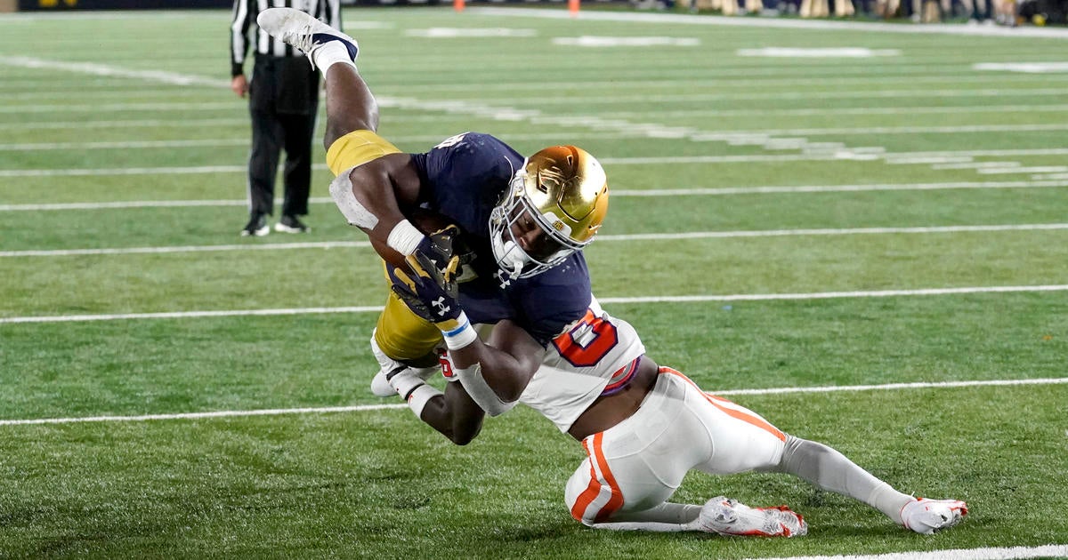 No. 20 Notre Dame must avoid letdown against Navy in Baltimore - CBS ...