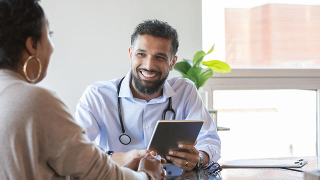 Doctor and Patient at appointment 