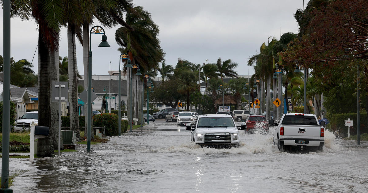 Nicole makes landfall in Florida as rare November hurricane bringing heavy rain and strong winds