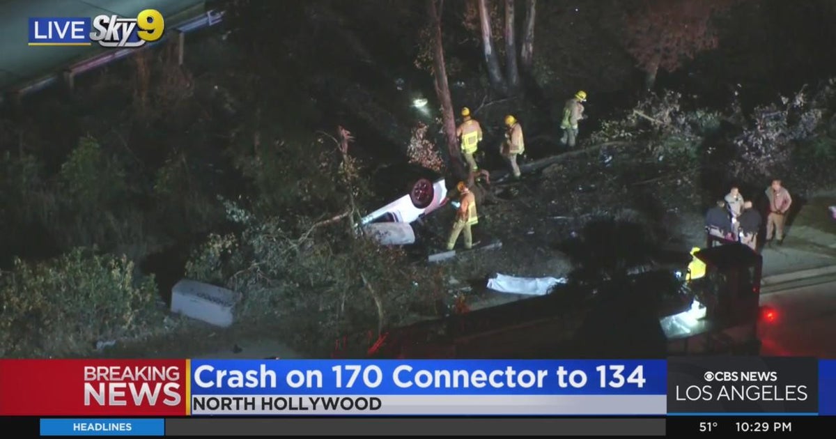 1 killed in multi-vehicle crash on 170, 134 Freeway connector - CBS Los ...