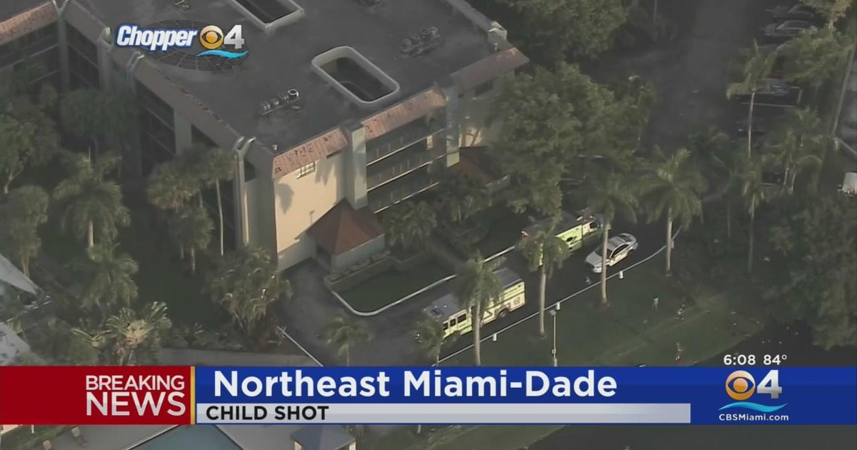 Child shot in Northeast Miami-Dade - CBS Miami