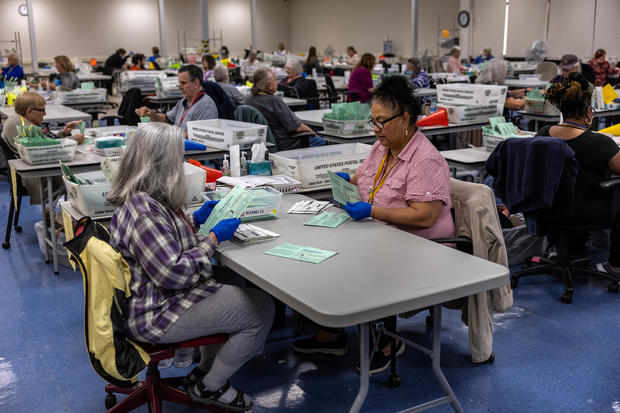Ballot Counting Continues In Arizona Day After Midterm Election 