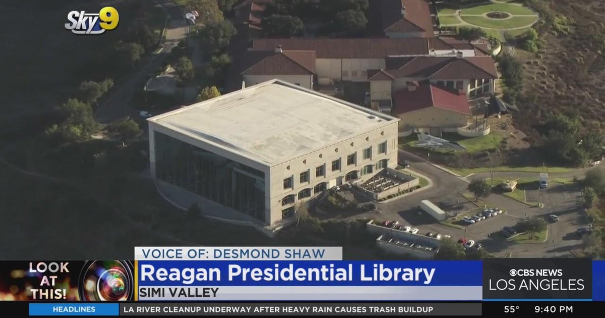 Look at this reagan presidential library cbs los angeles