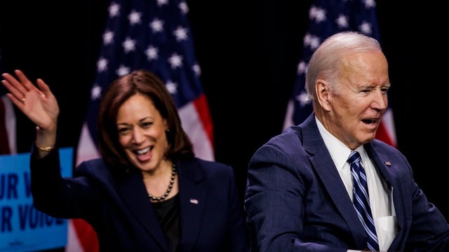 President Biden And Vice President Harris Speak At DNC Event In Washington, DC 