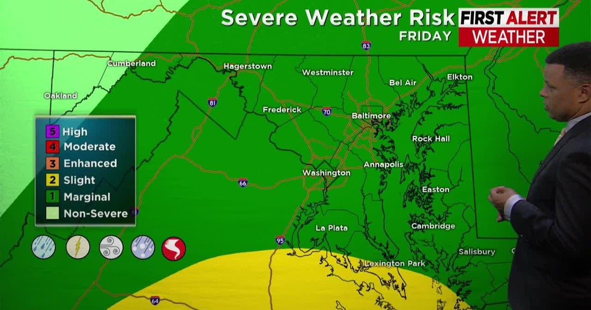 Meteorologist Derek Beasley has your Thursday afternoon forecast CBS