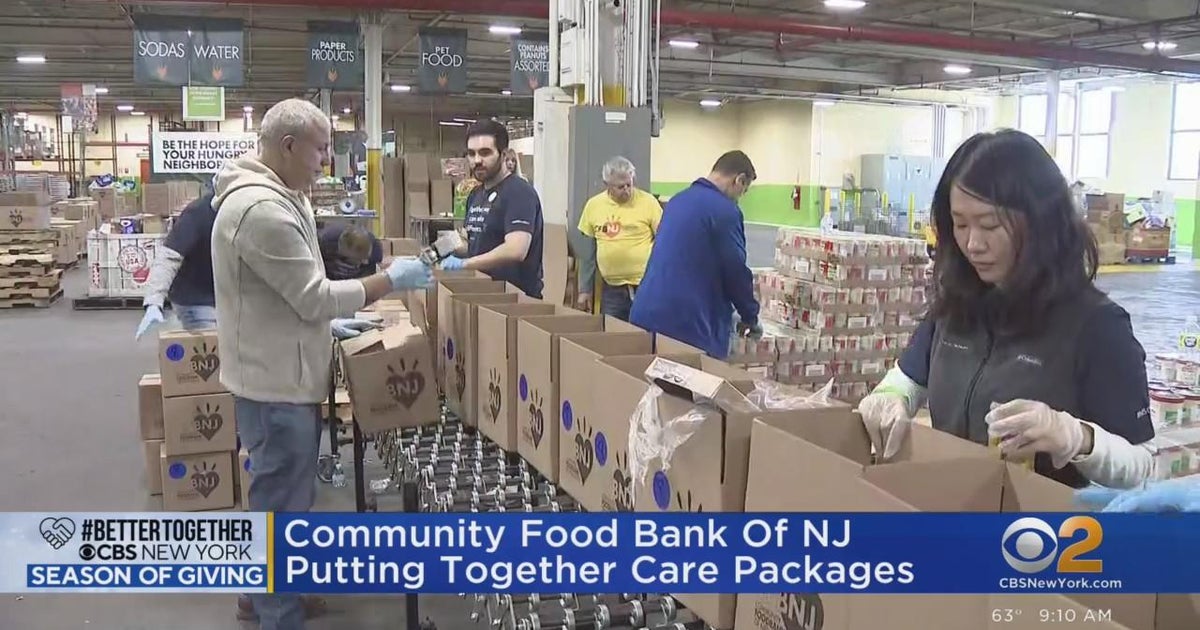 BetterTogether New Jersey food bank gearing up for turkey drive CBS New York