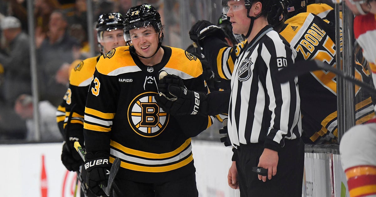 McAvoy scores in season debut, Bruins beat skidding Flames - CBS Boston