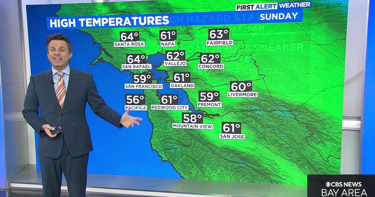First Alert Weather Saturday Night Forecast - CBS San Francisco