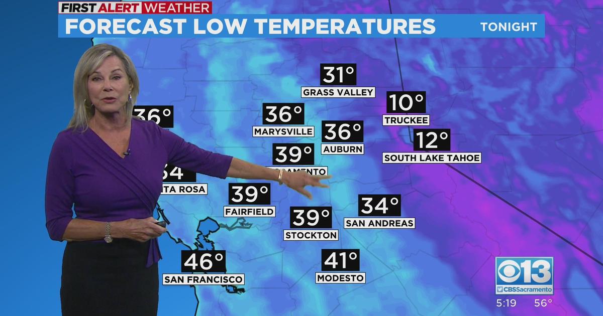 Saturday weather forecast Nov. 12, 2022 CBS Sacramento