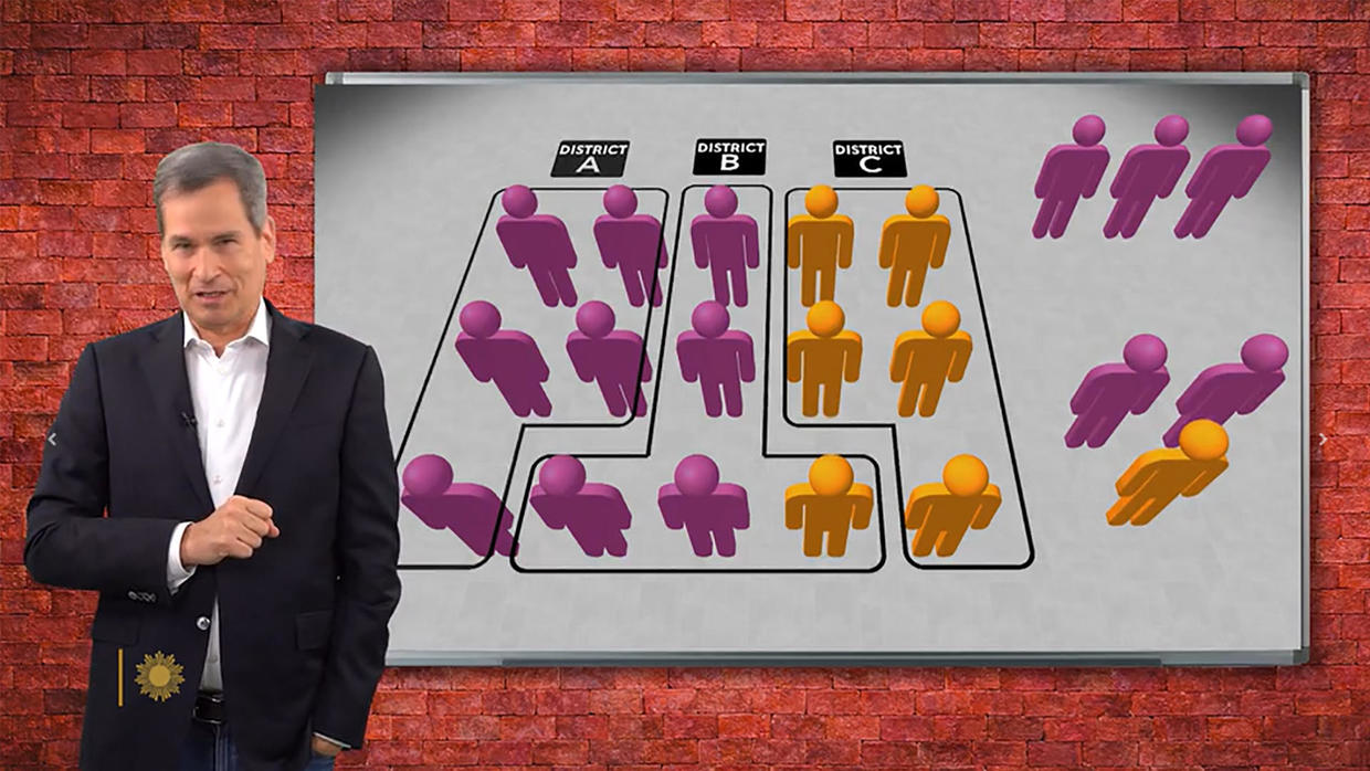 Why Gerrymandering Has Gotten Worse CBS News   Gerrymander Ex 2 