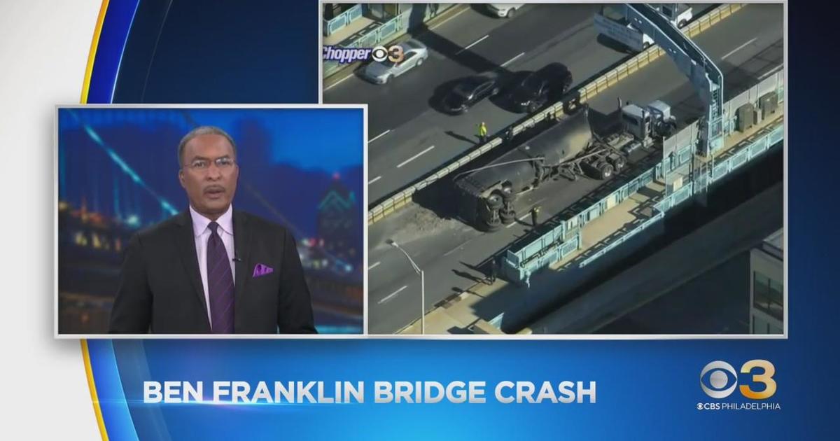 Ben Franklin Bridge Reopens After Crash Cbs Philadelphia 5594