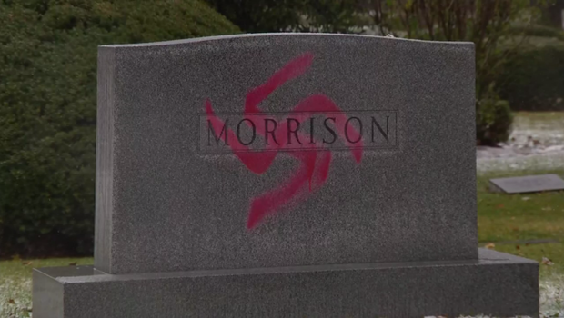 Am Echod Jewish Cemetery in Waukegan vandalized with swastikas