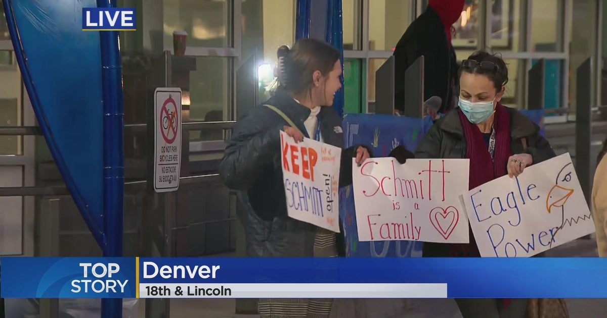 Parents protest outside Denver Public School board meeting CBS Colorado