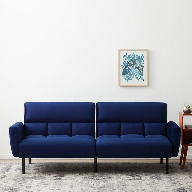 Ollie Futon Sofa Bed with Box Tufting 