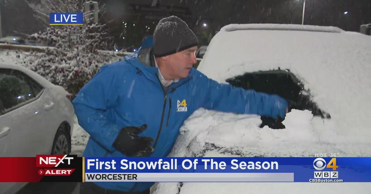 First Snowfall Of The Season In Worcester - CBS Boston