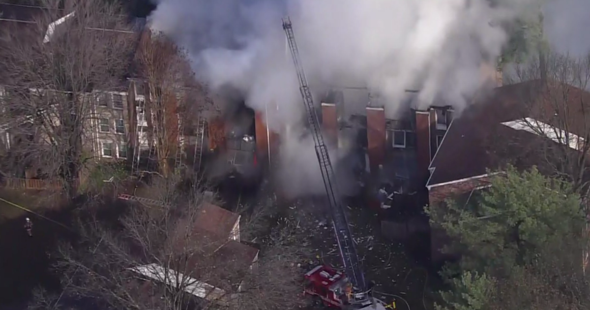 At least 12 people were injured in a Maryland apartment explosion and fire, according to officials