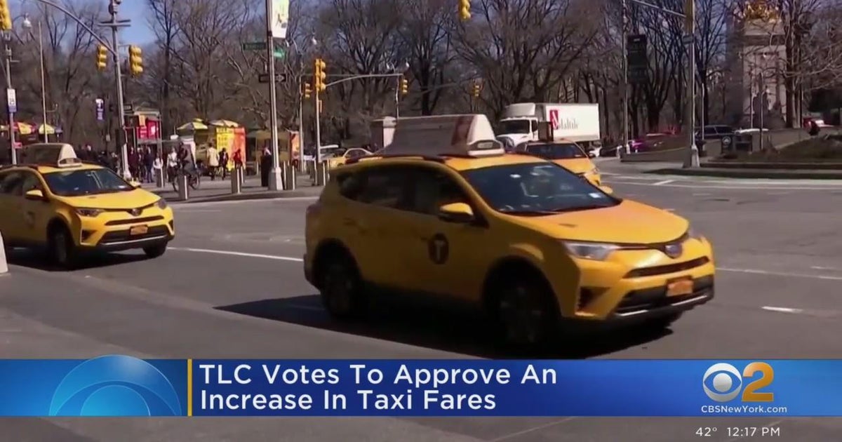 TLC votes to approve taxi fare hike CBS New York
