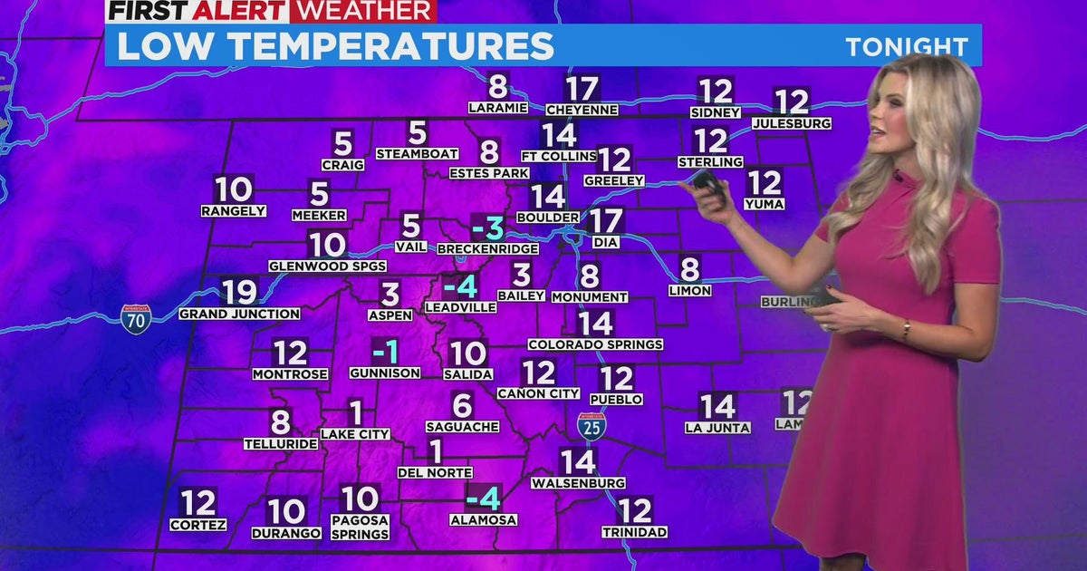 Bitter Temperatures To Settle In Quickly - CBS Colorado