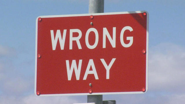 wrong way signs 