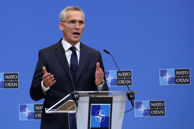 NATO Secretary General Jens Stoltenberg News Conference Following Rocket Strike in Poland 