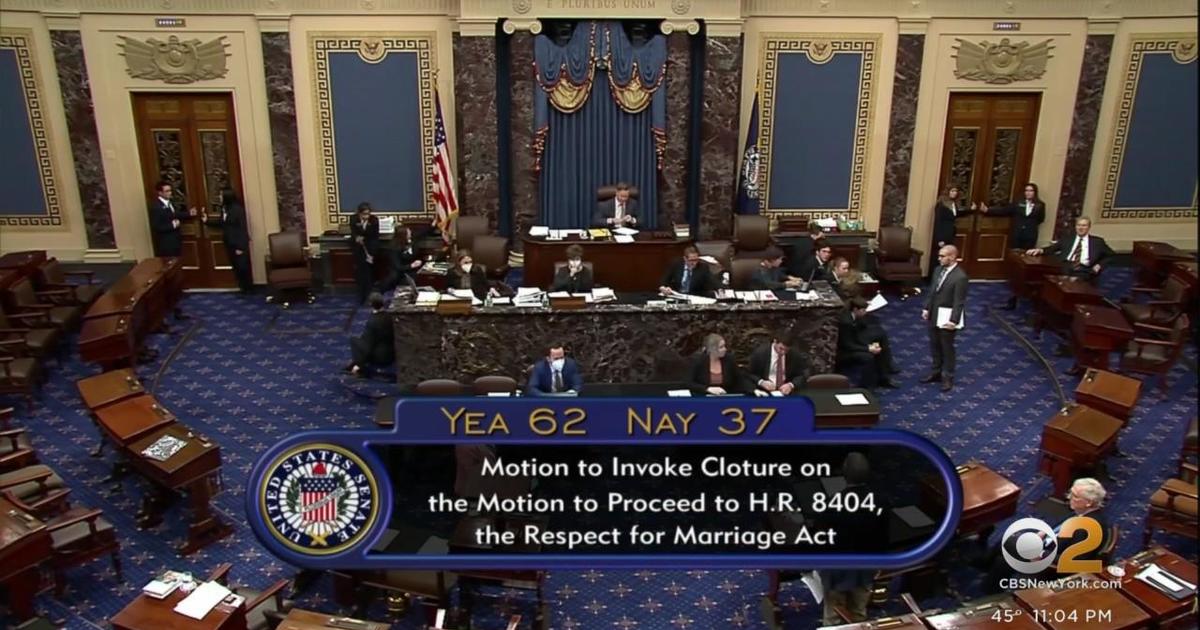 Senate Advances Bill Protecting Same Sex Marriage Cbs New York 3154