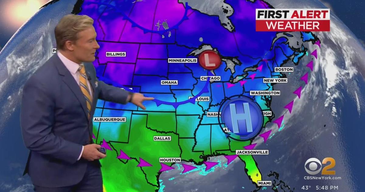 First Alert Weather: CBS2's 11/17 Thursday Evening Update - CBS New York