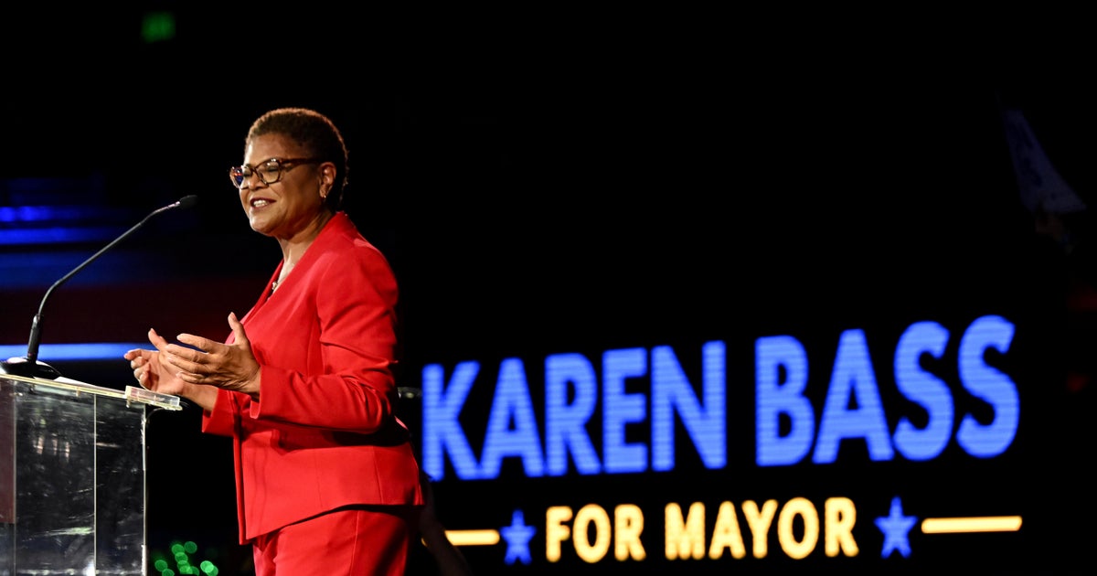 Rep. Karen Bass projected to win Los Angeles mayor's race