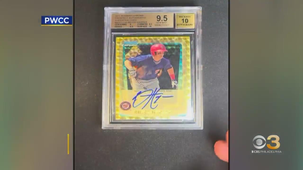 Bryce Harper rookie card sells for nearly $450K at auction - CBS